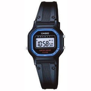 CASIO CLASSIC DIGITAL BLACK BLUE SPORT LA-11WB-1