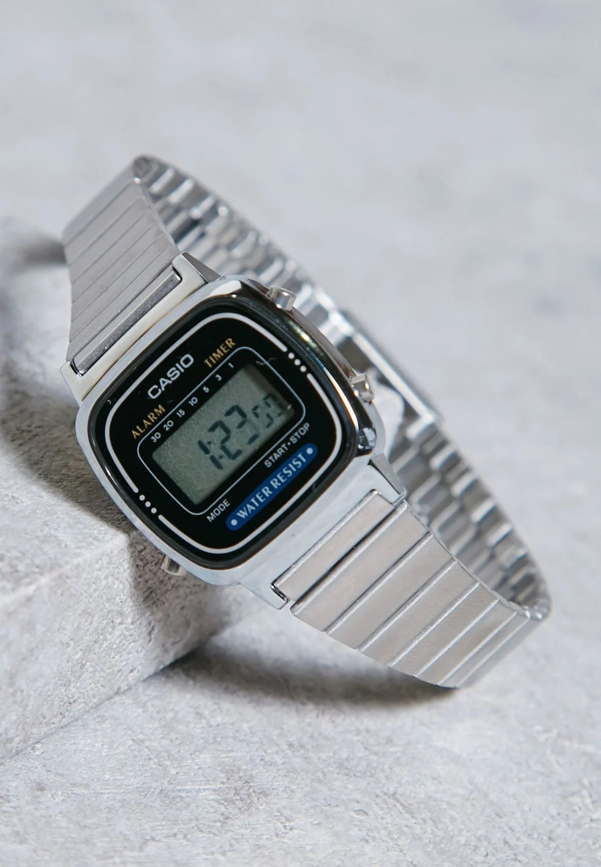 Casio LA670WA-1 Classic Black Silver Digital Watch