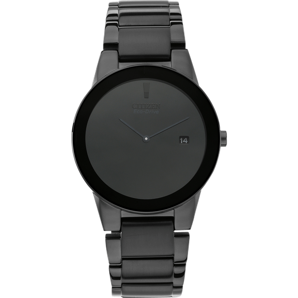 CITIZEN AXIOM - MEN'S ECO-DRIVE BLACK STAINLESS STEEL WATCH