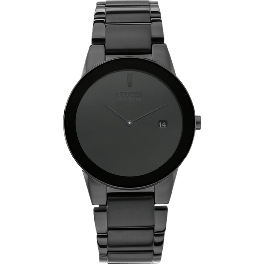 CITIZEN AXIOM - MEN'S ECO-DRIVE BLACK STAINLESS STEEL WATCH