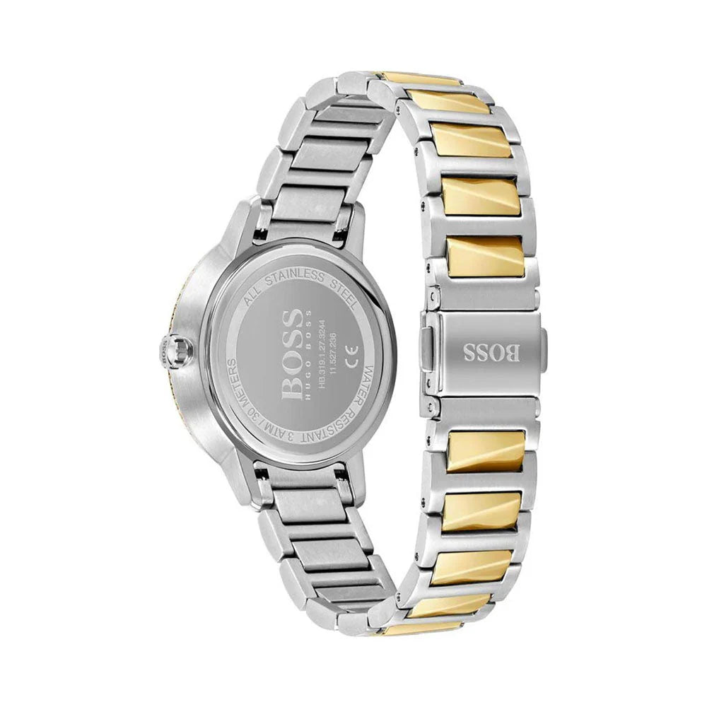 Hugo Boss Signature Ladies Gold & Silver Stainless Steel Watch – 1502568