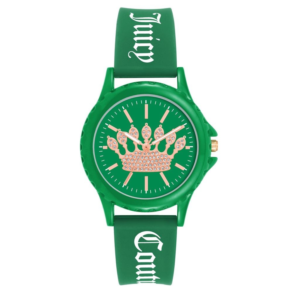 Juicy Couture Women’s Green Silicone Watch – JCJC1324GNGNAC