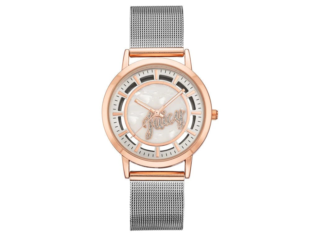 JUICY COUTURE LADIES TWO-TONE BRACELET WATCH - (JC1217WTRT)