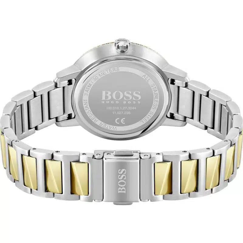 Hugo Boss Signature Ladies Gold & Silver Stainless Steel Watch – 1502568