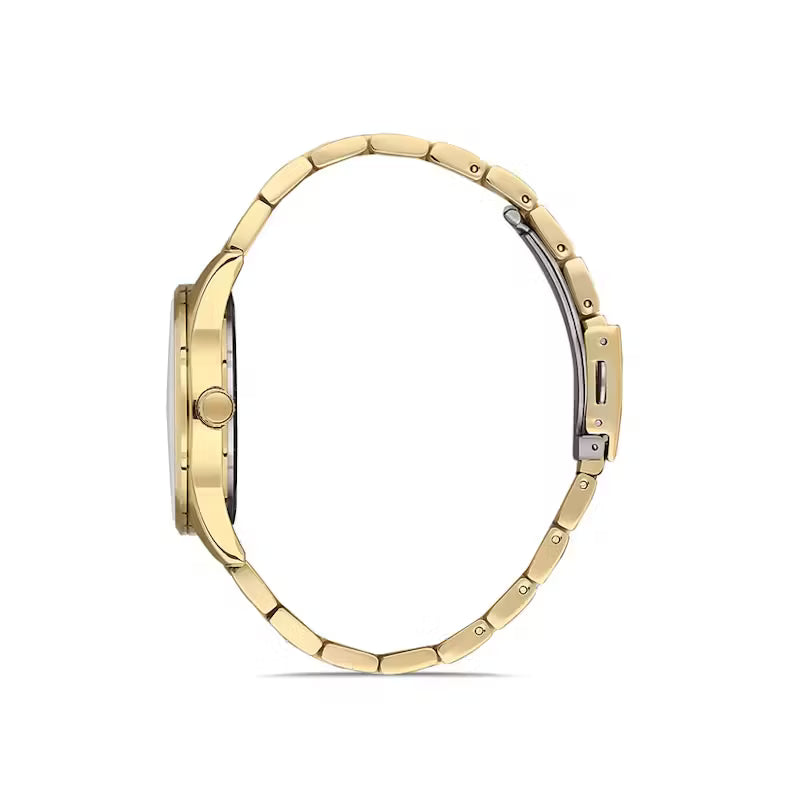 GUESS GOLDEN STAINLESS STEEL WOMEN'S WATCH – POPL16071MSG22MAC