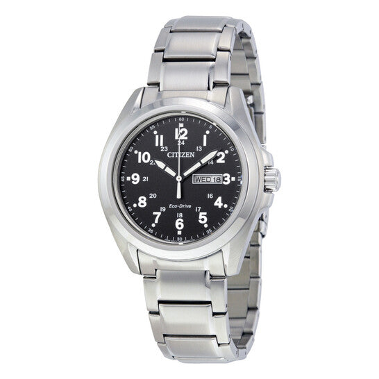 CITIZEN GARRISON - MEN'S ECO-DRIVE STEEL SPORTS WATCH