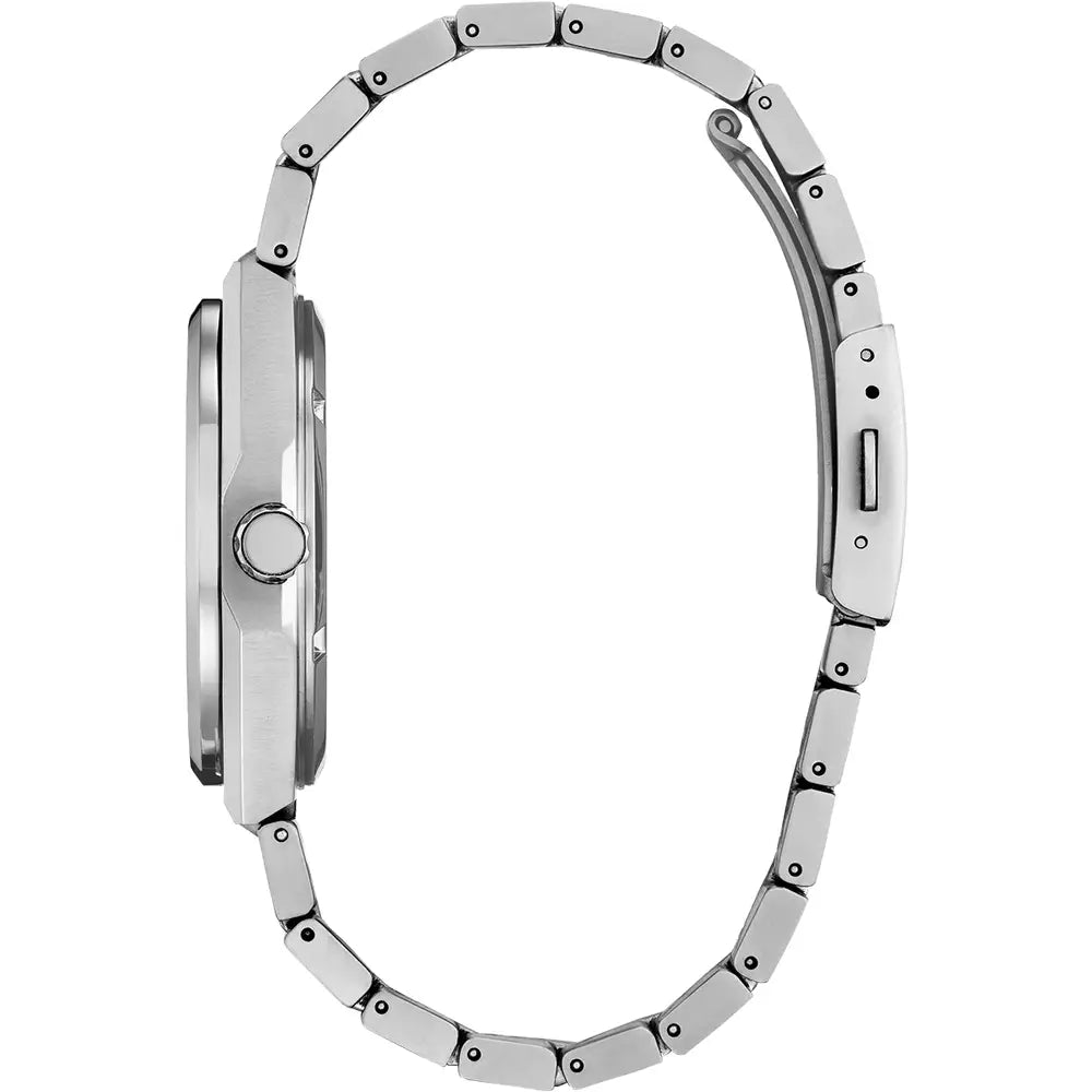 CITIZEN ZENSHIN THREE-HAND - WHITE DIAL SUPER TITANIUM BRACELET WATCH