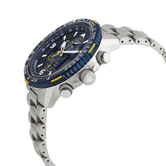 CITIZEN PROMASTER SKYHAWK A-T - MEN'S ECO-DRIVE "BLUE ANGEL" STAINLESS STEEL WATCH