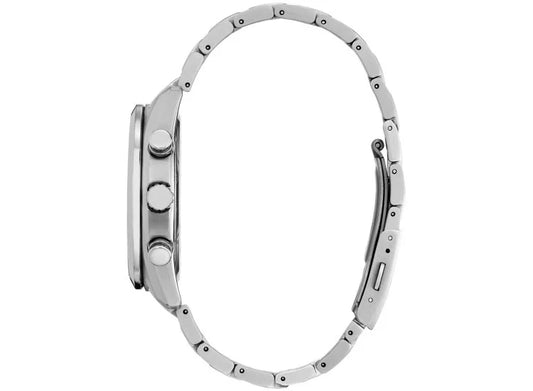 CITIZEN TSUKI-YOMI A-T - BLUE DIAL SUPER TITANIUM BRACELET WATCH