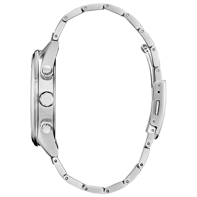 CITIZEN SPORT LUXURY - LIGHT BLUE DIAL STAINLESS STEEL BRACELET WATCH