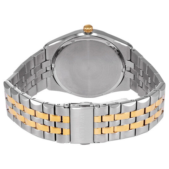 CITIZEN CORSO - MEN'S WHITE DIAL STAINLESS STEEL BRACELET WATCH