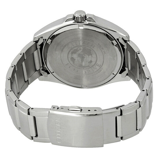 CITIZEN GARRISION - MEN'S ECO-DRIVE SILVER STAINLESS STEEL WATCH