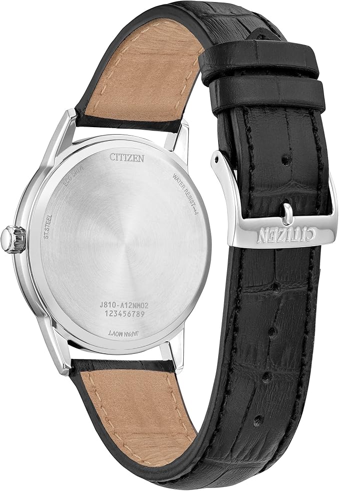 CITIZEN CLASSIC - BLUE DIAL LEATHER STRAP WATCH