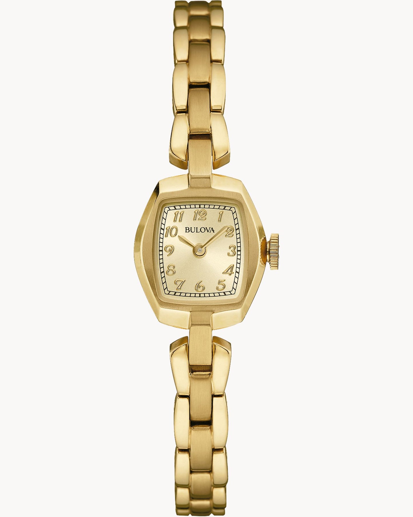 BULOVA GOLD BRACELET CHAMPAGNE DIAL CLASSIC 97L155 (W)