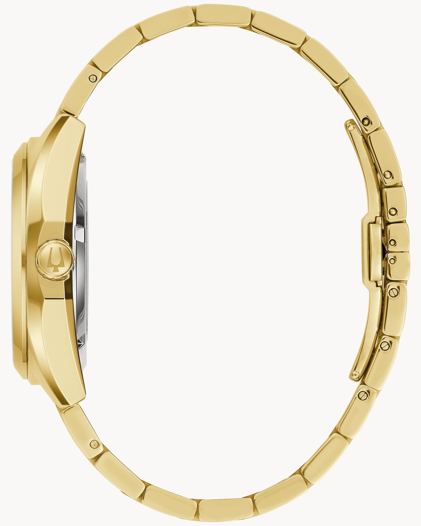 BULOVA CHAMPAGNE DIAL AUTOMATIC SURVEYOR 97A182 (M)