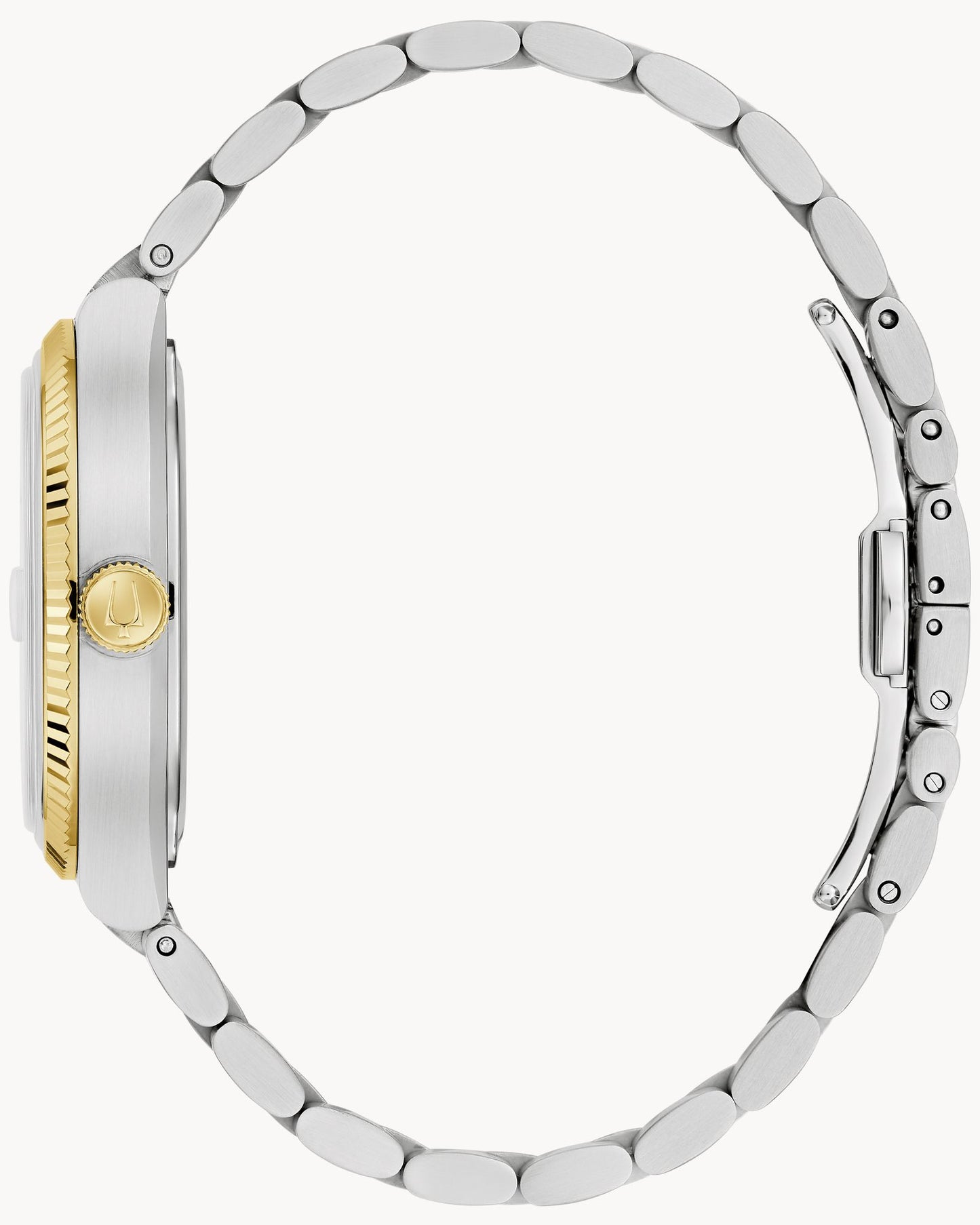BULOVA BLACK DIAL GOLD AND SILVER TONE SS SUPER SEVILLE HPQ PRECISIONIST 98B458 (M)