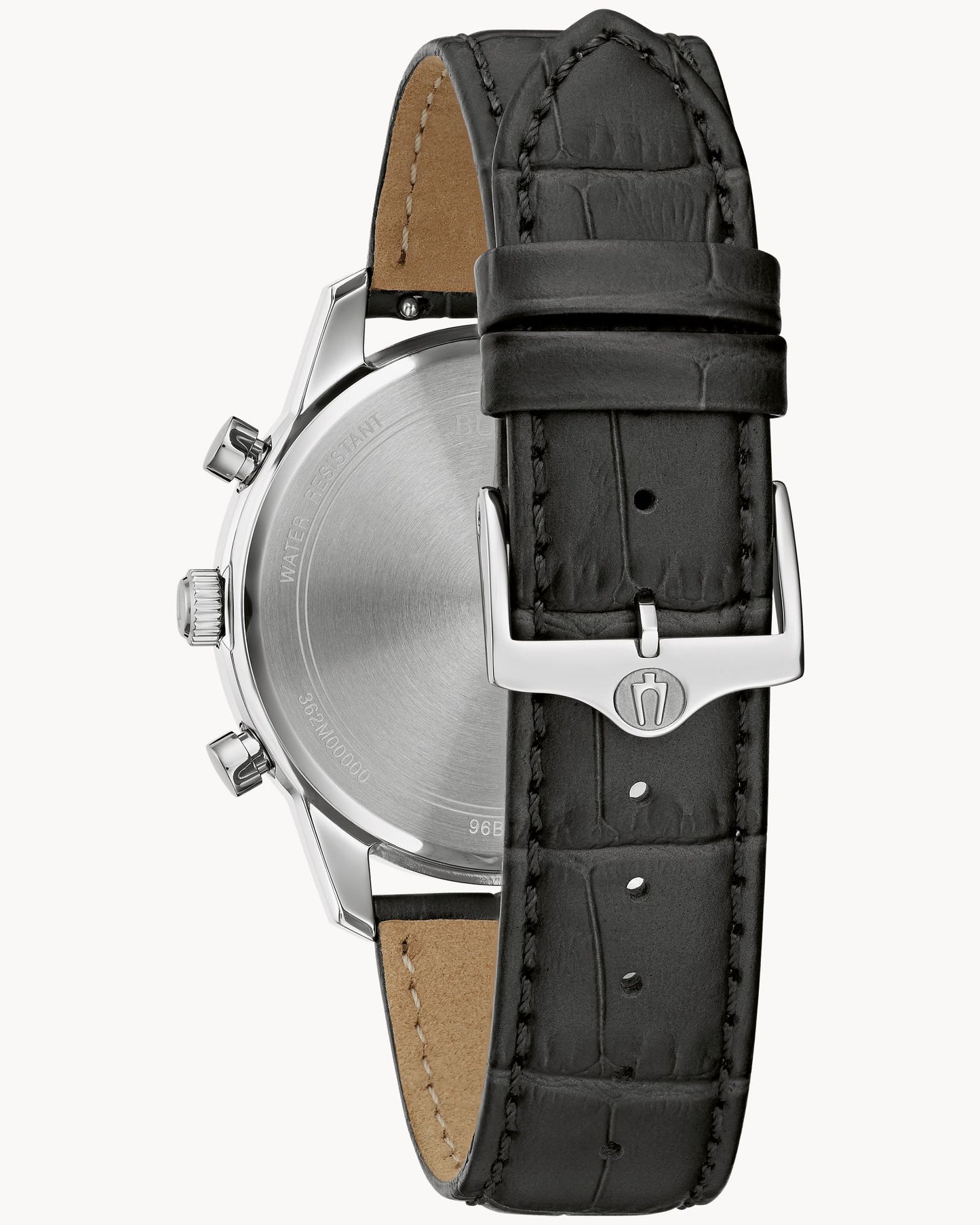 BULOVA BLACK DIAL CHRONOGRAPH SUTTON 96B403 (M)