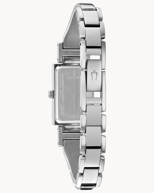 BULOVA BLACK MOTHER OF PEARL DIAL QUARTZ CLASSIC 96P209 (W)
