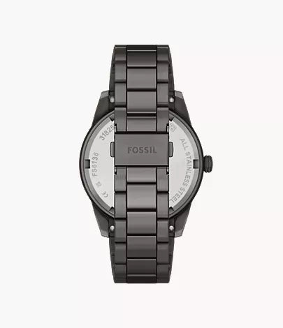 FOSSIL BLACK DIAL GUNMETAL MULTIFUNCTION PEARSON FS6136 (M)