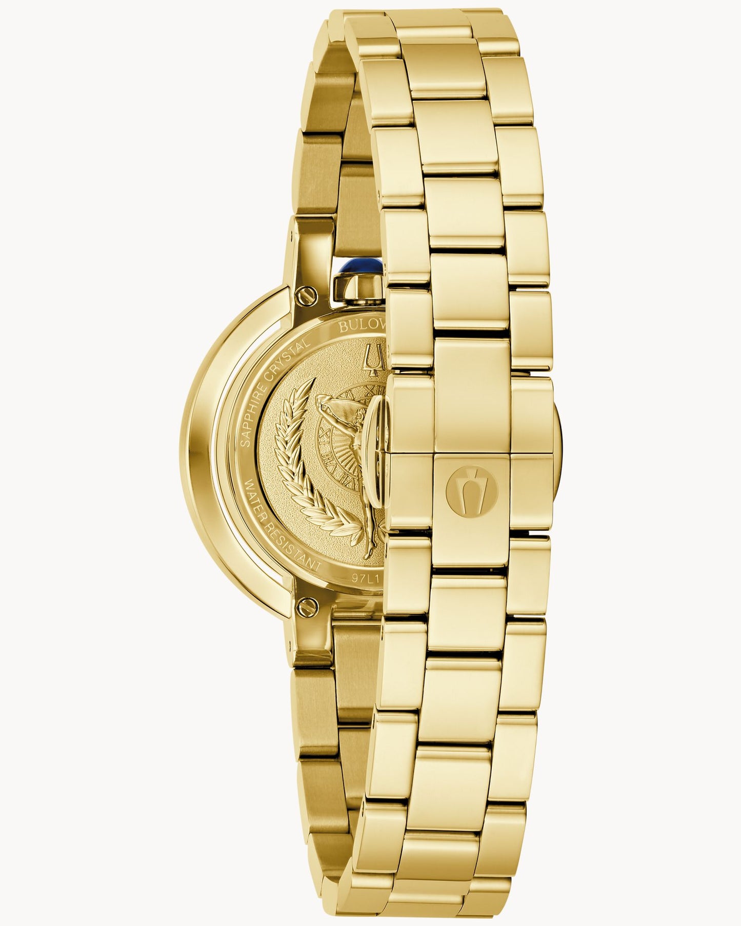 BULOVA MOTHER-OF-PEARL DIAL QUARTZ RUBAIYAT 97L181 (W)