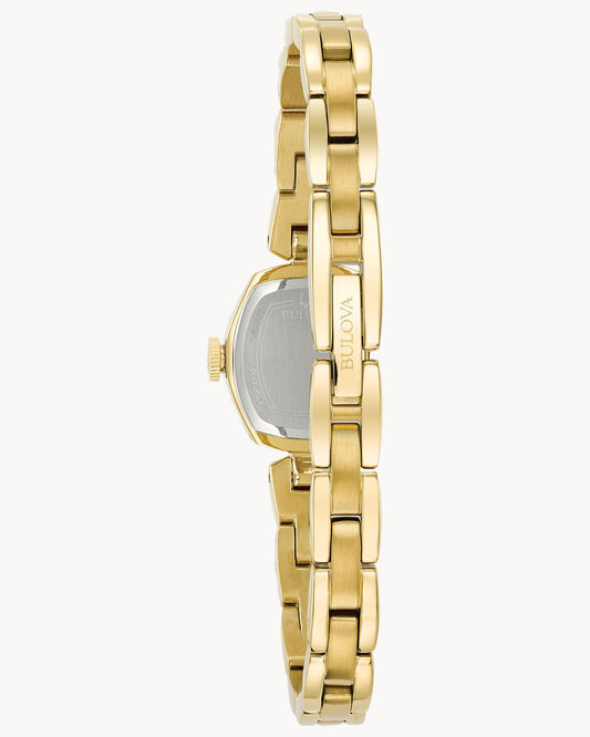 BULOVA GOLD BRACELET CHAMPAGNE DIAL CLASSIC 97L155 (W)
