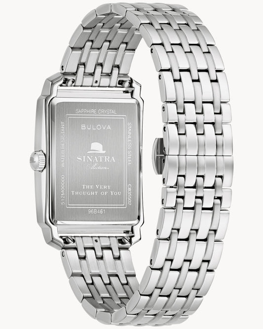 BULOVA BLACK DIAL QUARTZ FRANK SINATRA LIMITED EDITION 96B461 (M)