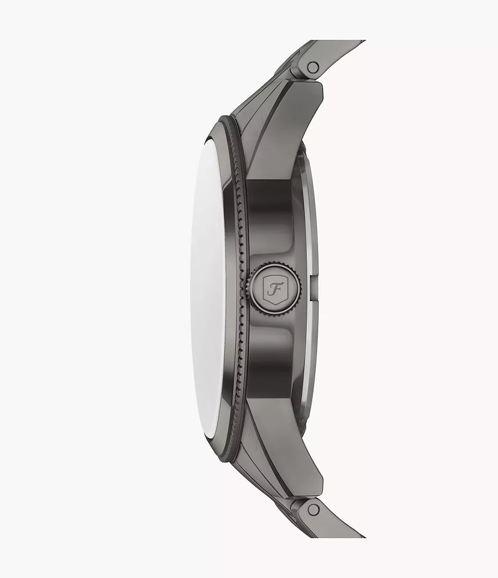 FOSSIL BLACK DIAL GUNMETAL MULTIFUNCTION PEARSON FS6136 (M)