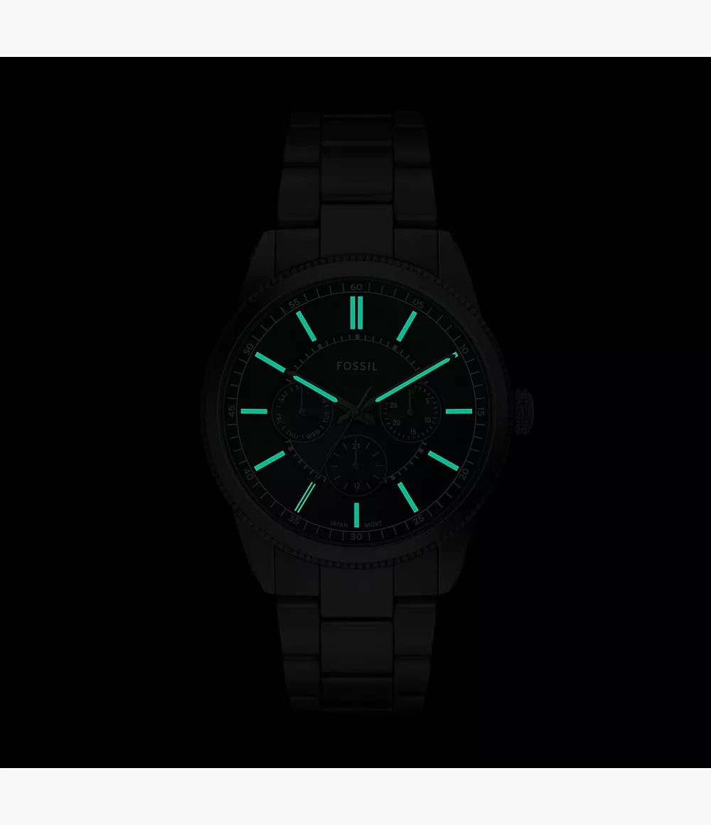 FOSSIL BLACK DIAL GUNMETAL MULTIFUNCTION PEARSON FS6136 (M)
