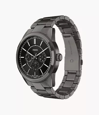 FOSSIL BLACK DIAL GUNMETAL MULTIFUNCTION PEARSON FS6136 (M)