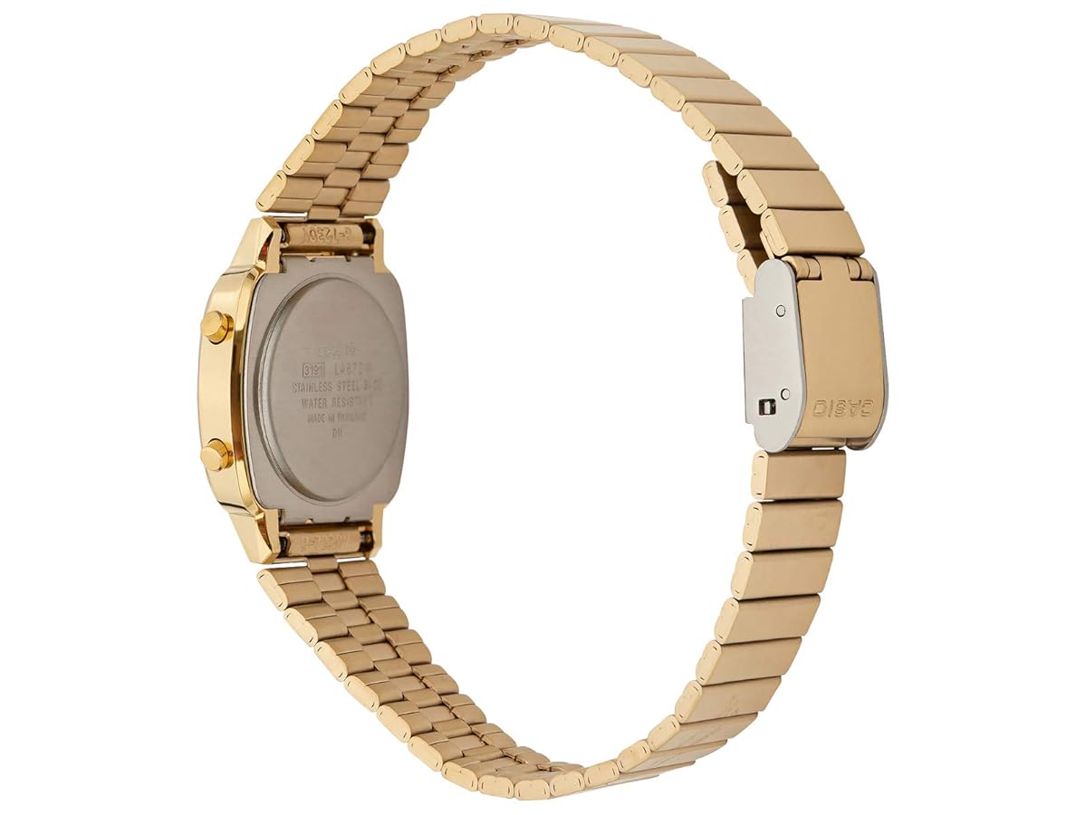 Casio Women's LA670WGA-1DF Digital Gold-Tone Watch