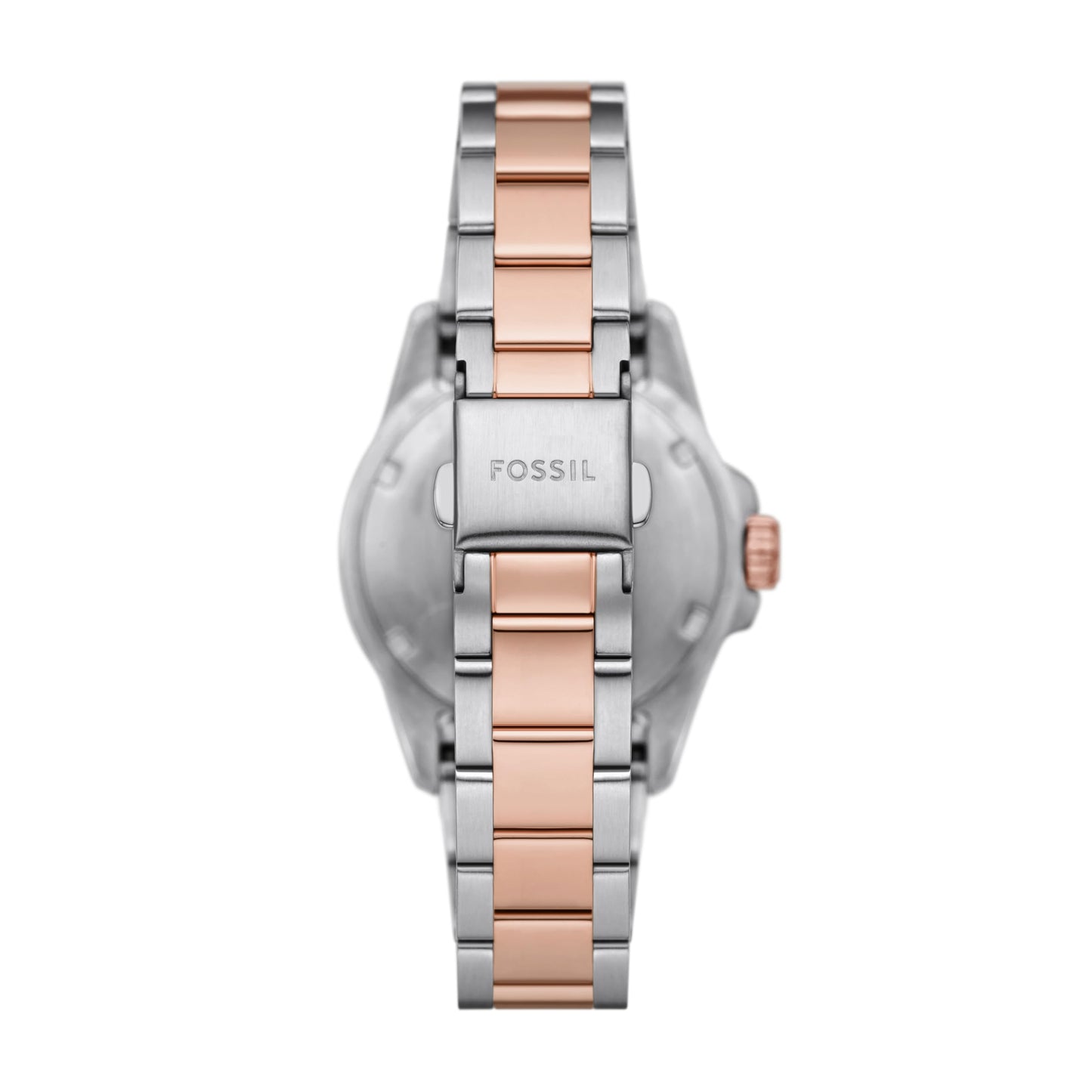 FOSSIL BLUE DIVE QUARTZ GREY DIAL TWO-TONE STAINLESS STEEL WOMEN’S WATCH ES5348 (W)