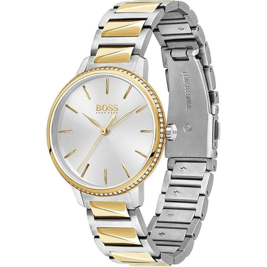 Hugo Boss Signature Ladies Gold & Silver Stainless Steel Watch – 1502568