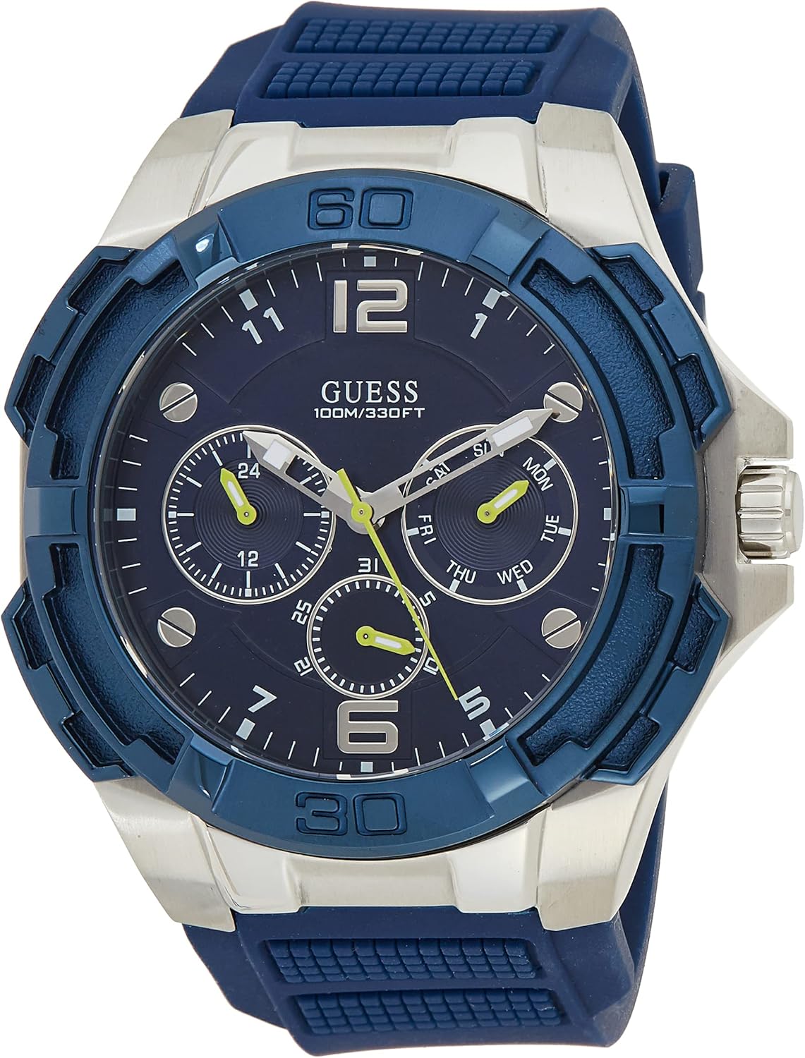 GUESS BLUE RUBBER WATCH W1254G1