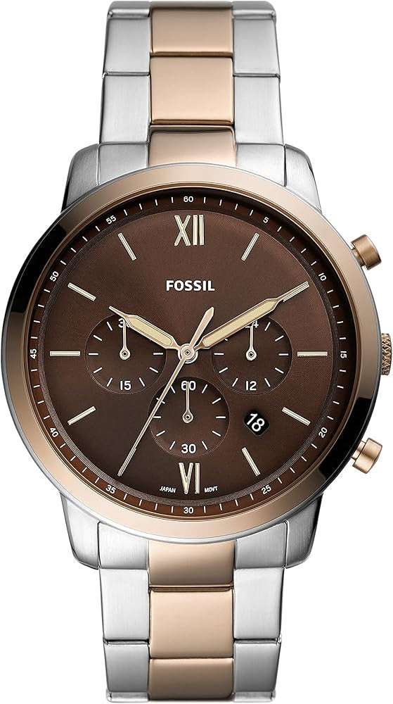 FOSSIL NEUTRA CHRONOGRAPH TWO TONE STAINLESS STEEL FS5869 (M)