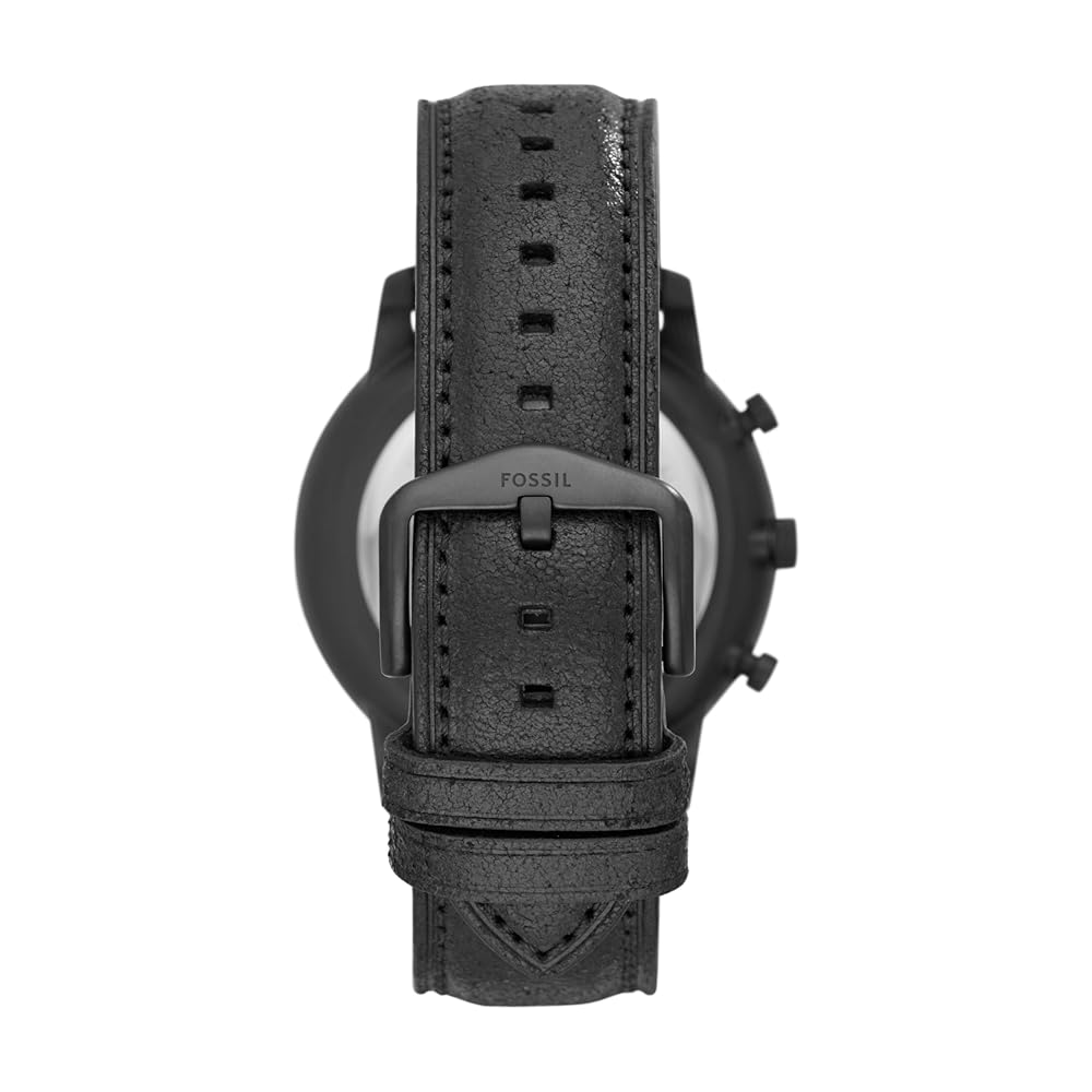 FOSSIL NEUTRA CHRONOGRAPH BLACK LEATHER WATCH - FS5503