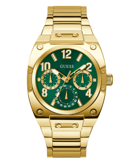 GUESS GOLDEN STAINLESS STEEL QUARTZ ANALOG WATCH