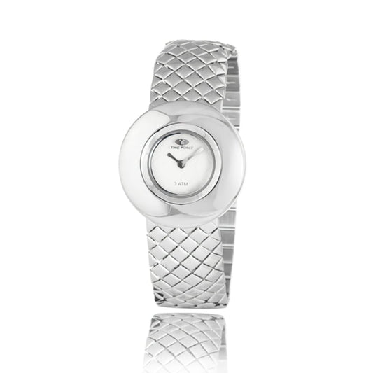 Guess Women’s Silver Stainless Steel Quartz Watch TFTF2650L02M1AC
