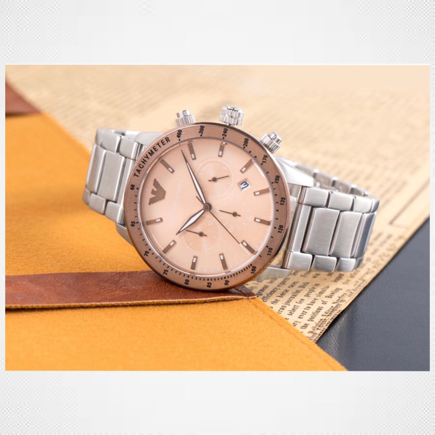 EMPORIO ARMANI MARIO CHRONOGRAPH MEN'S WATCH