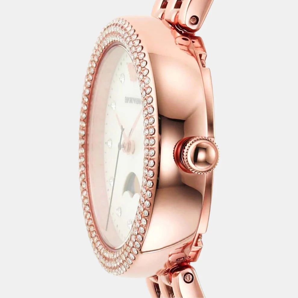 EMPORIO ARMANI ROSA MOONPHASE LADIES WATCH