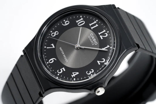 CASIO CLASSIC RESIN ANALOG WATCH BLACK DIAL MQ-24-1B3 (M)