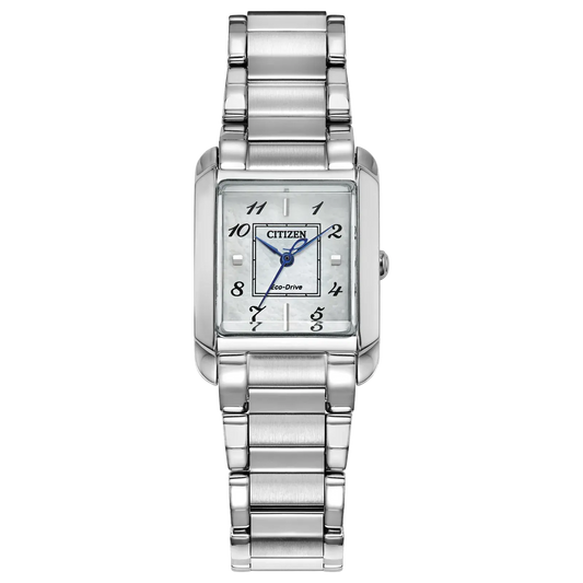 CITIZEN L BIANCA - WOMEN'S WHITE DIAL STAINLESS STEEL BRACELET WATCH