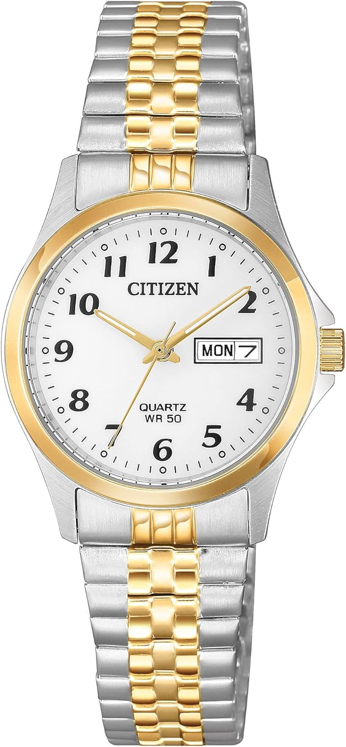 Citizen Quartz Women's Two-Tone Stainless Steel Watch - EQ2004-95A