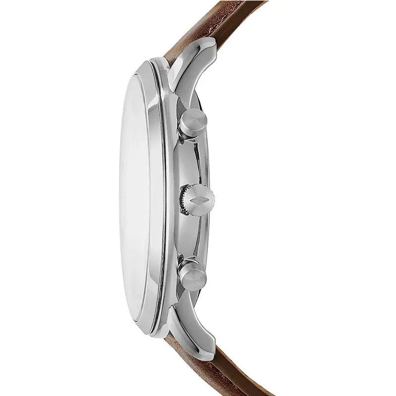 FOSSIL NEUTRA CHRONOGRAPH BROWN LEATHER WATCH - FS5380