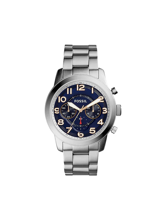 FOSSIL PILOT 54 CHRONOGRAPH STEEL BAND WATCH FS5203 (M)