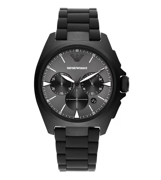 EMPORIO ARMANI CHRONOGRAPH STAINLESS STEEL QUART MEN'S WATCH