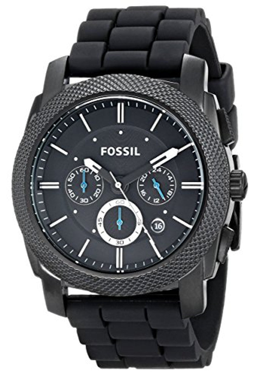 FOSSIL MACHINE CHRONOGRAPH QUARTZ BLACK DIAL MEN'S WATCH FS4487IE