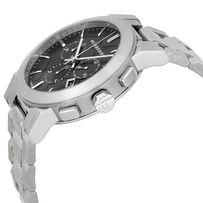 BURBERRY - THE SWISS CHRONOGRAPH STAINLESS STEEL WATCH - BU9351 (M)