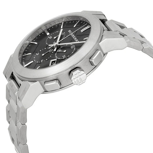BURBERRY - THE SWISS CHRONOGRAPH STAINLESS STEEL WATCH - BU9351 (M)