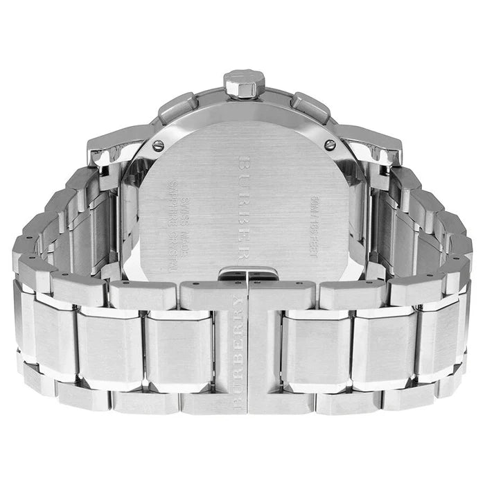 BURBERRY - THE SWISS CHRONOGRAPH STAINLESS STEEL WATCH - BU9351 (M)