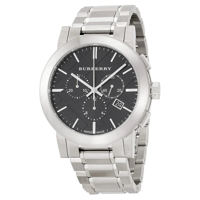 BURBERRY - THE SWISS CHRONOGRAPH STAINLESS STEEL WATCH - BU9351 (M)
